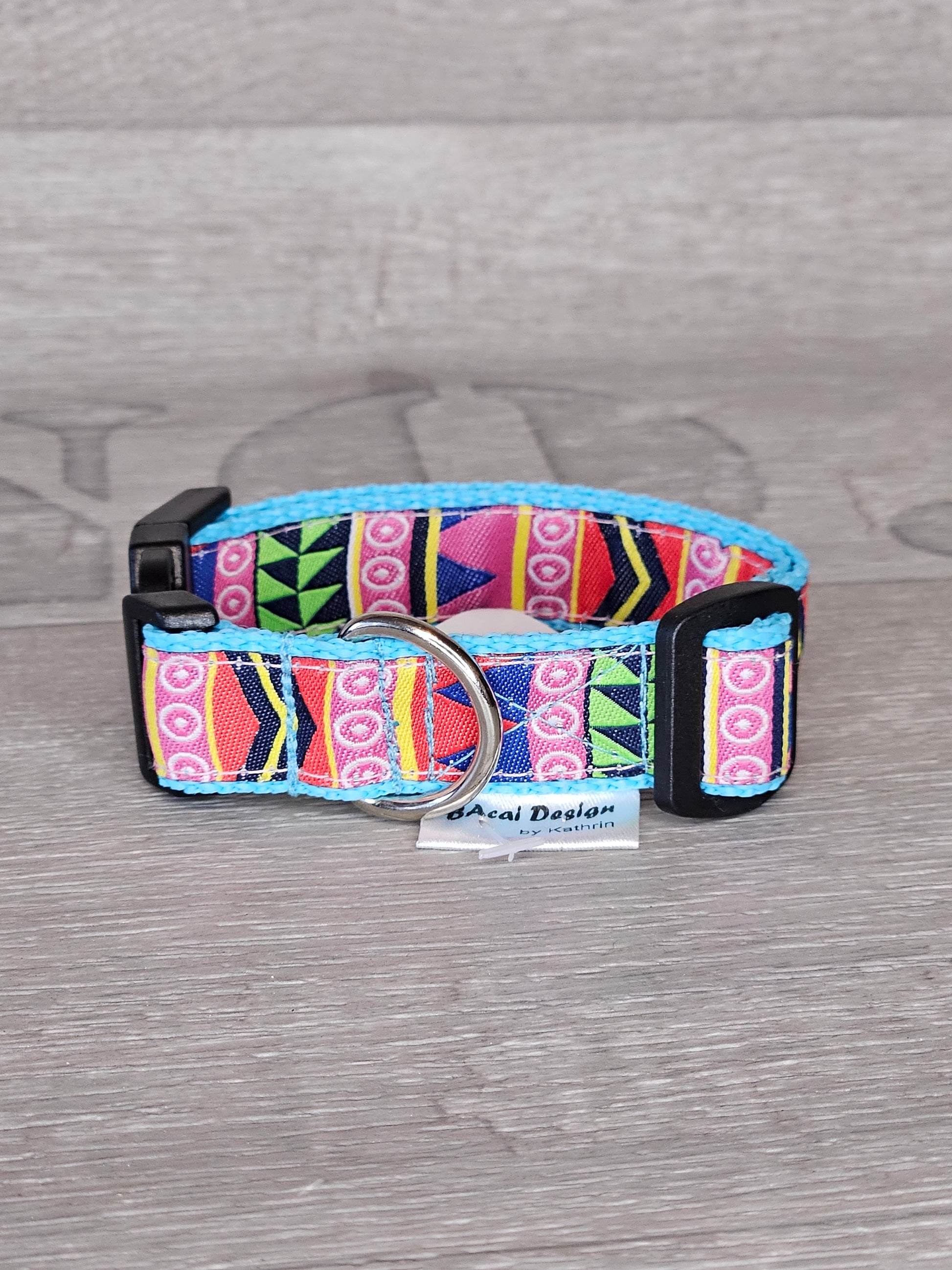 Halsband Safari Chic Halsumfang 20-29 cm - bacai-design.de