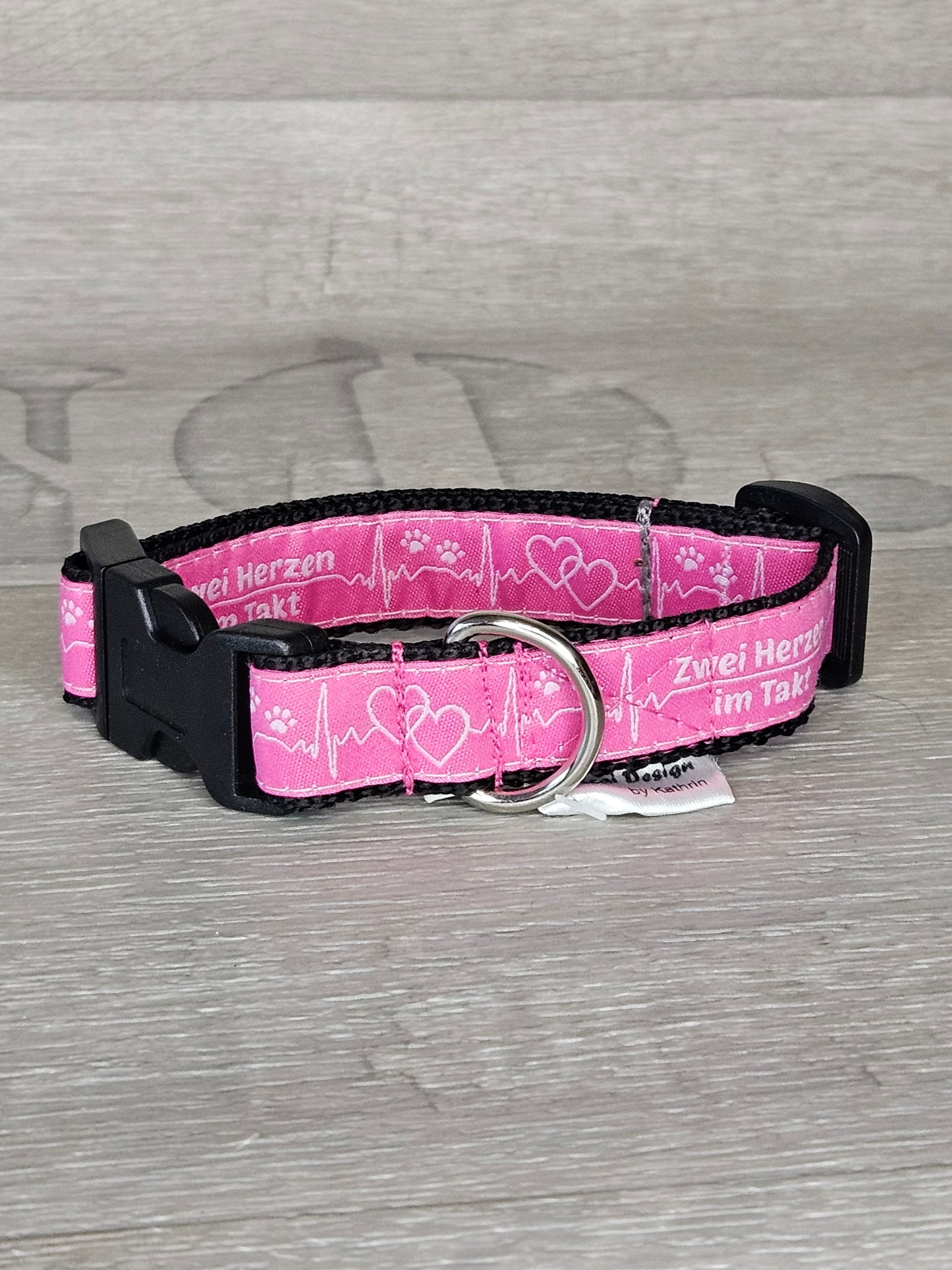 Halsband Herzensklang Halsumfang 20-29 cm - bacai-design.de