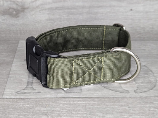 Hundehalsband grün, Halsumfang von 35-58cm