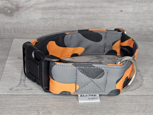 Hundehalsband Camouflage mehrfarbig, Halsumfang 35-58 cm