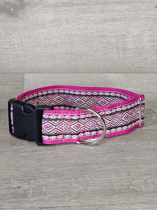 Halsband Raten-Rocker Halsumfang 39-62 cm, mehrfarbig, waschbar, verstellbar - bacai-design.de